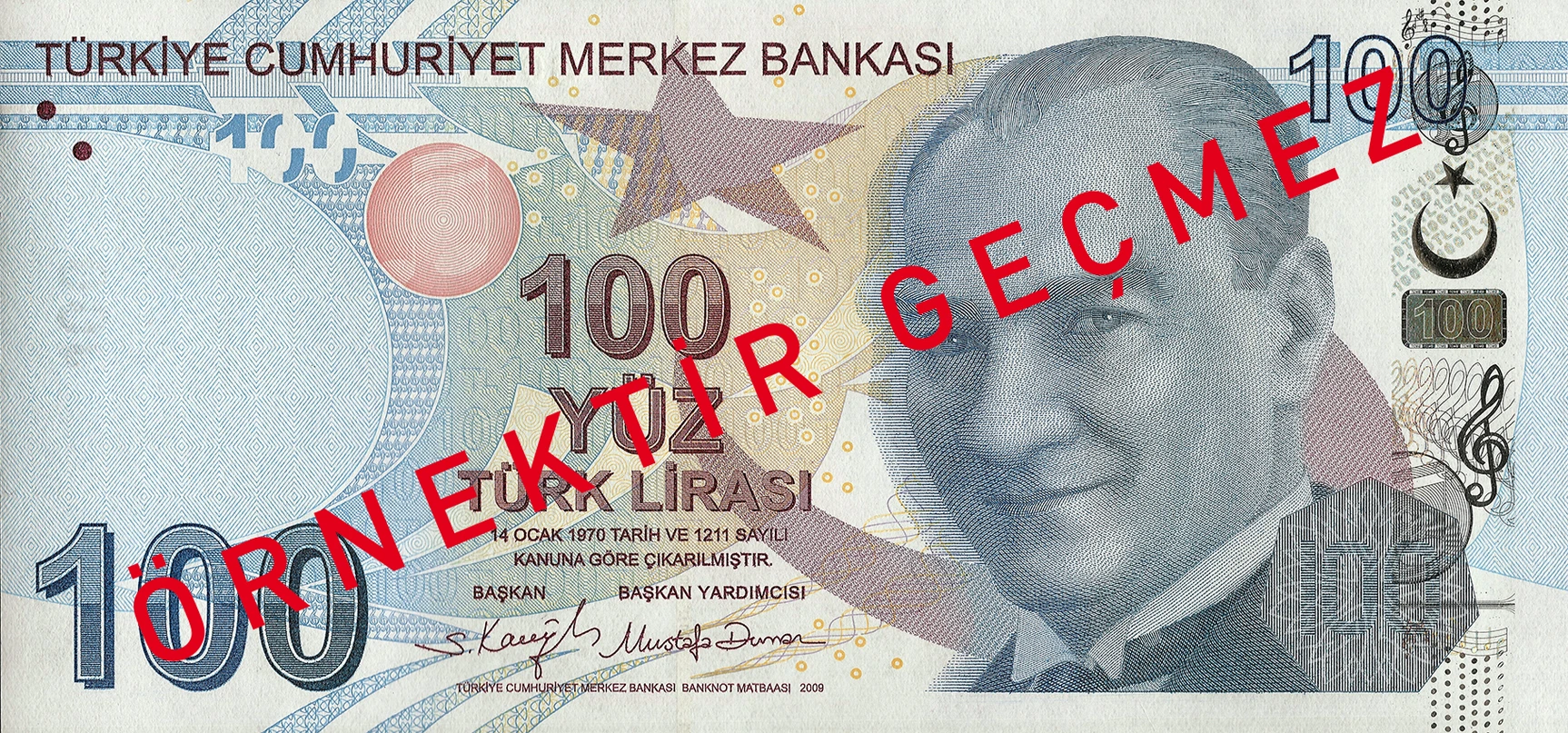 9.Emisyon 100 Türk Lirası V.Tertip